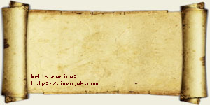 Jagoda Glavšić vizit kartica